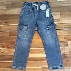 Kids Cargo Pants - Blue